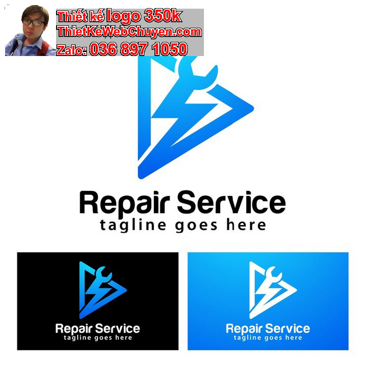 Thiết kế logo dịch vụ sửa điện lạnh