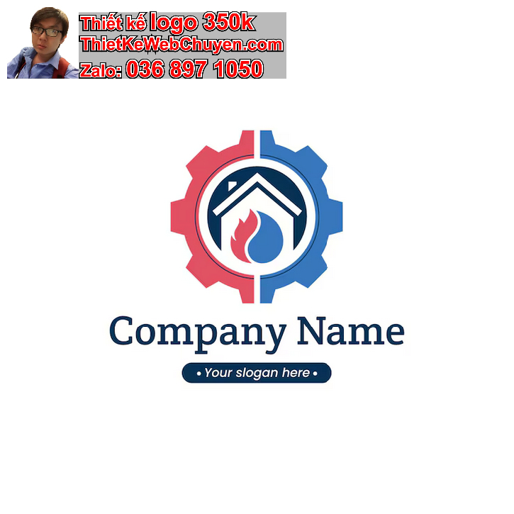 Thiết kế logo dịch vụ sửa điện lạnh