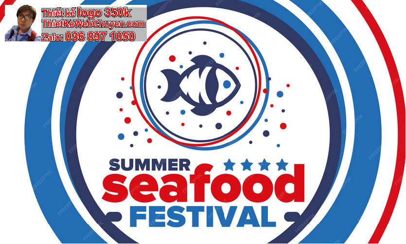 Thiết kế logo hải sản đồ biển