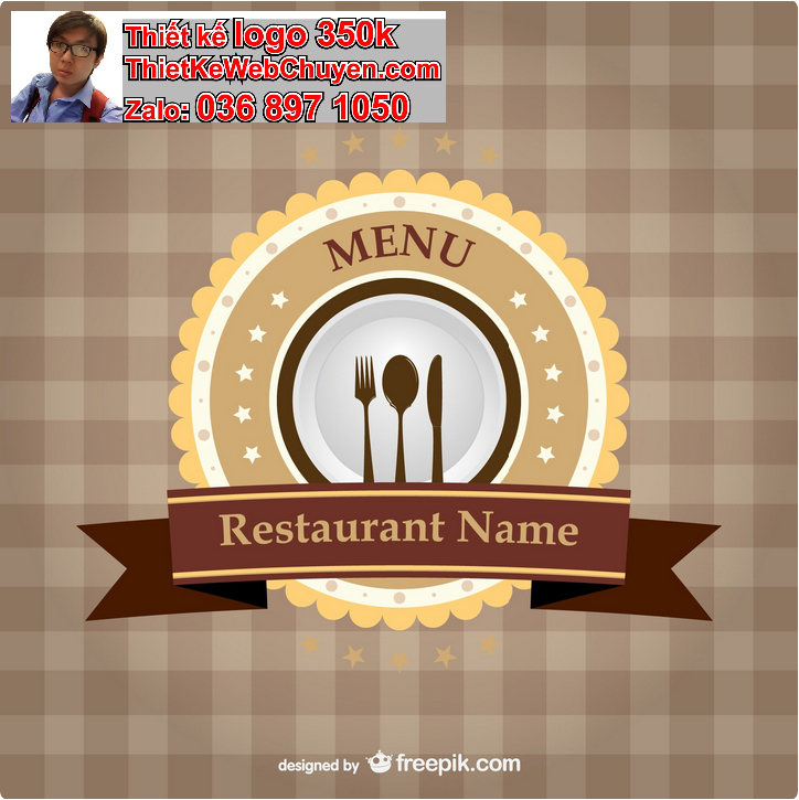 Thiết kế logo nhà hàng ẩm thực