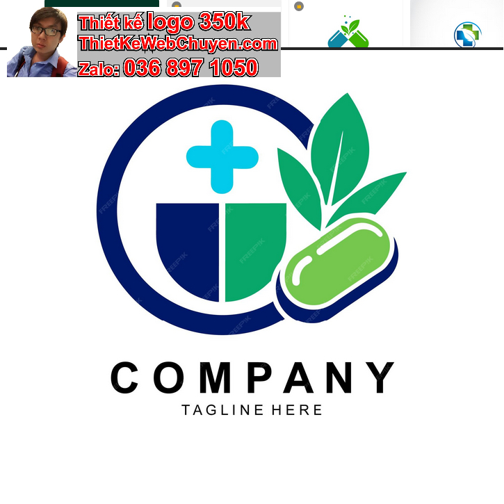 Thiết kế logo nhà thuốc công ty dược phẩm