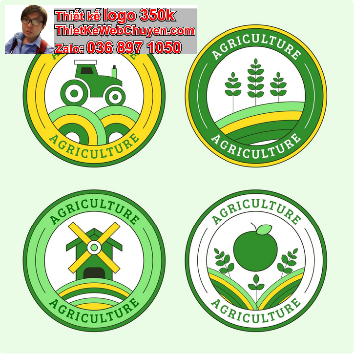 Thiết kế logo nông nghiệp hợp tác xã