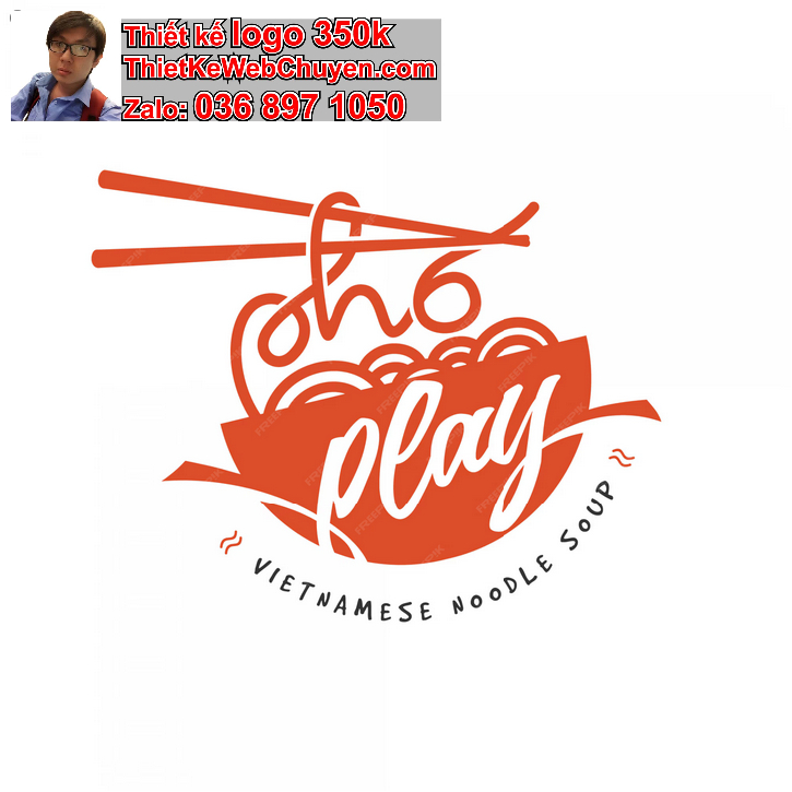 Thiết kế logo quán phở bò gà