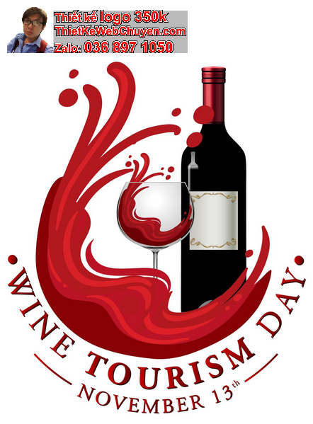 Thiết kế logo shop bán rượu vang