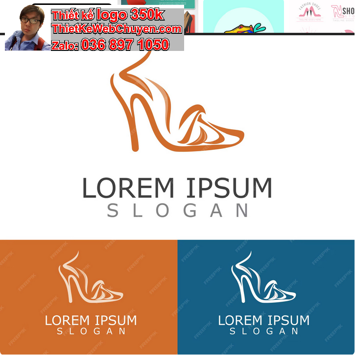 Thiết kế logo shop dép 
