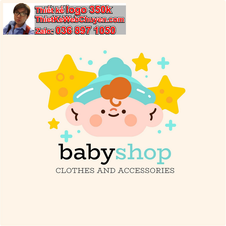 Thiết kế logo shop đồ trẻ em kid