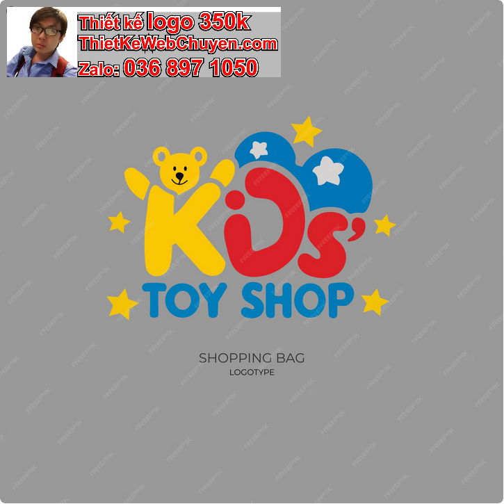 Thiết kế logo shop đồ trẻ em kid