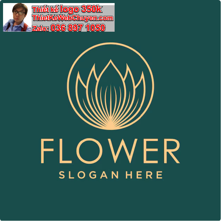 Thiết kế logo shop hoa tươi