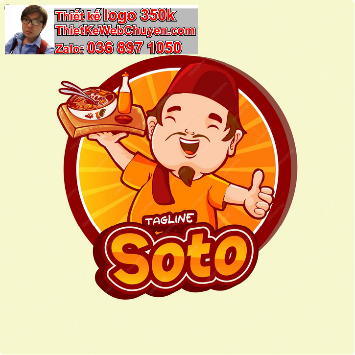 Thiết kế logo shop quán ăn vặt