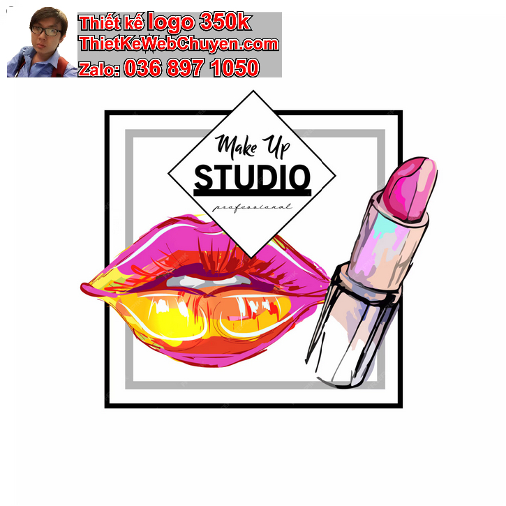 Thiết kế logo shop son môi 