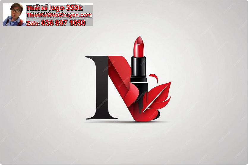 Thiết kế logo shop son môi 