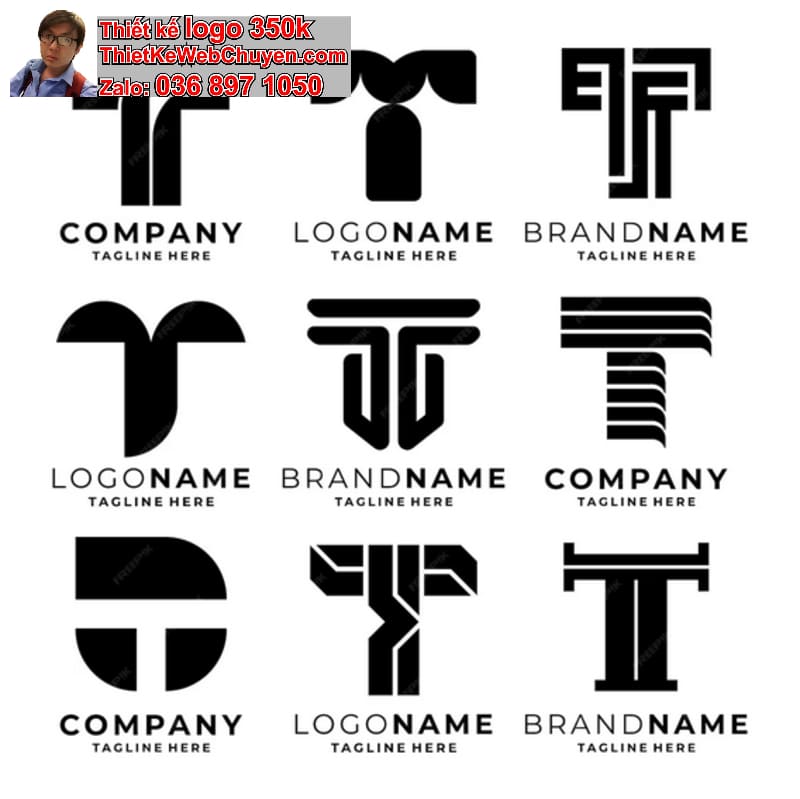 Thiết kế logo tên Tân