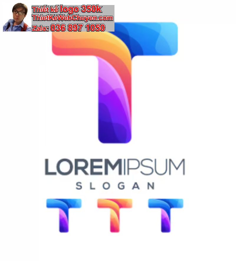 Thiết kế logo tên Tiến