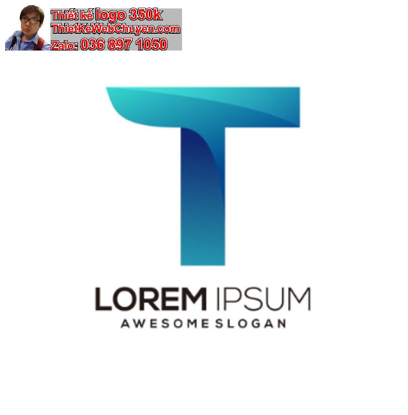 Thiết kế logo tên Tiến