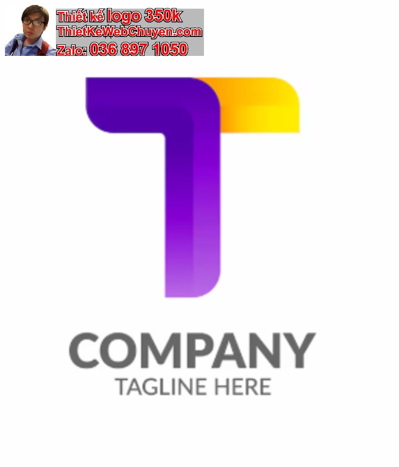 Thiết kế logo tên Tiến