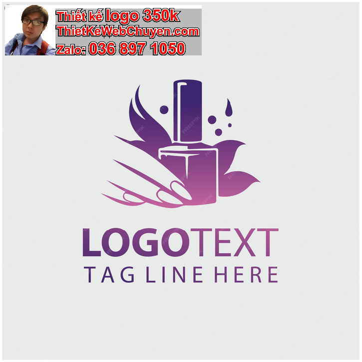 Thiết kế logo thẩm mỹ viện nail