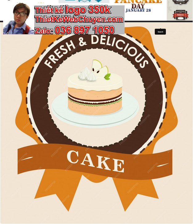 Thiết kế logo tiệm bánh kem