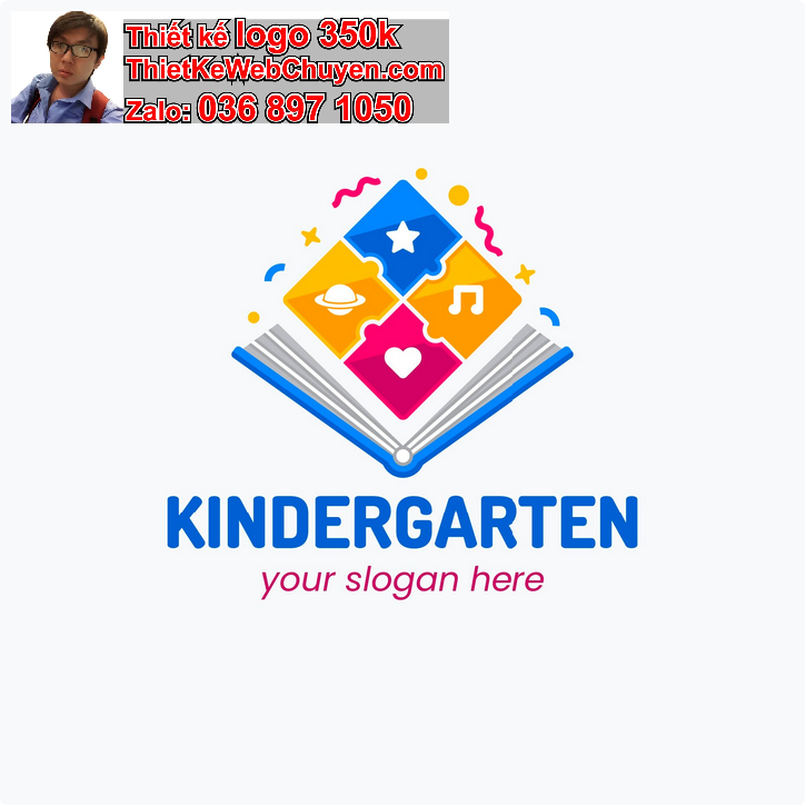 Thiết kế logo trường mầm non