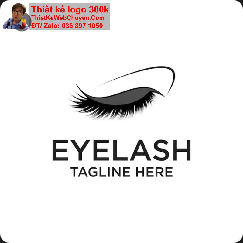 logo nối lông mi logo nối lông mi