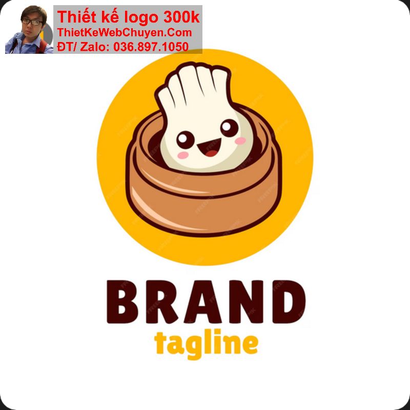 thiết kế logo bánh bao thiết kế logo bánh bao