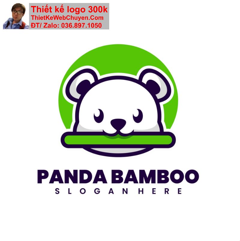 logo con gấu trúc logo con gấu trúc