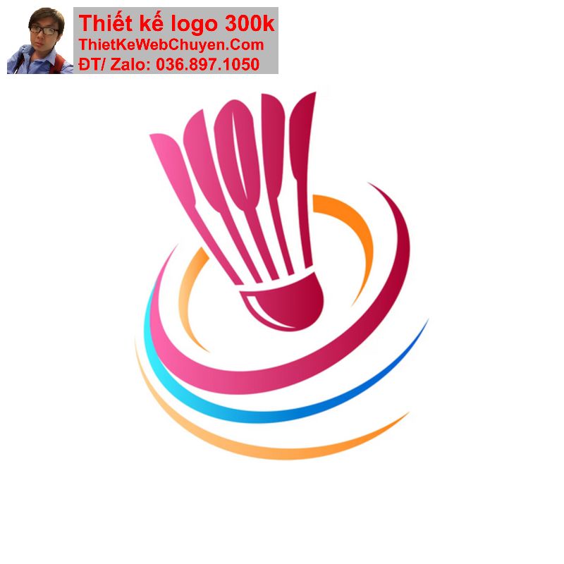 thiết kế logo cầu lông thiết kế logo cầu lông