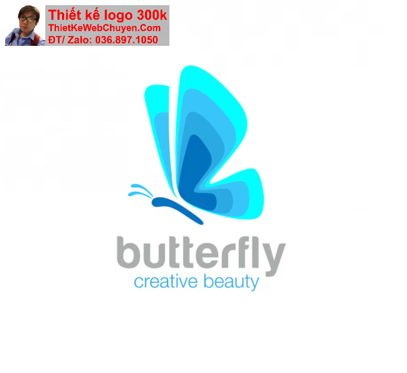 Thiết kế logo con bướm đẹp mắt Thiết kế logo con bướm đẹp mắt