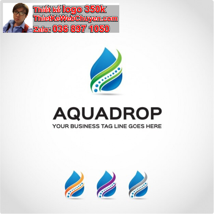 Thiết kế logo công ty nước 