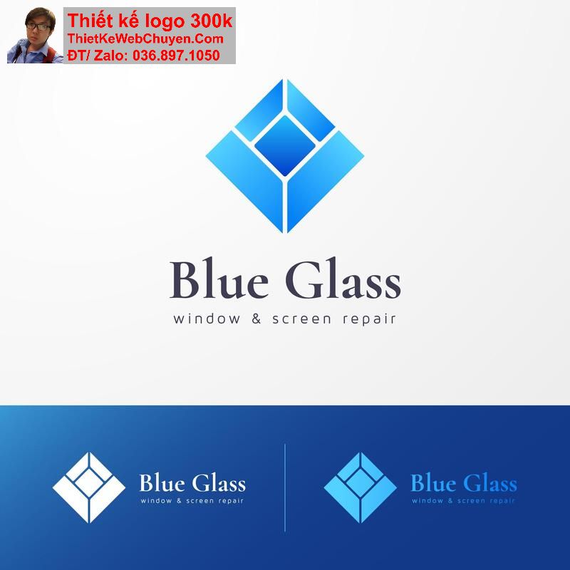 thiết kế logo hình vuông