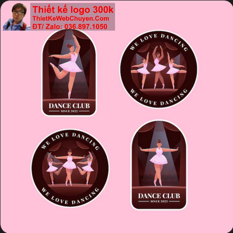 thiết kế logo khiêu vũ thiết kế logo khiêu vũ
