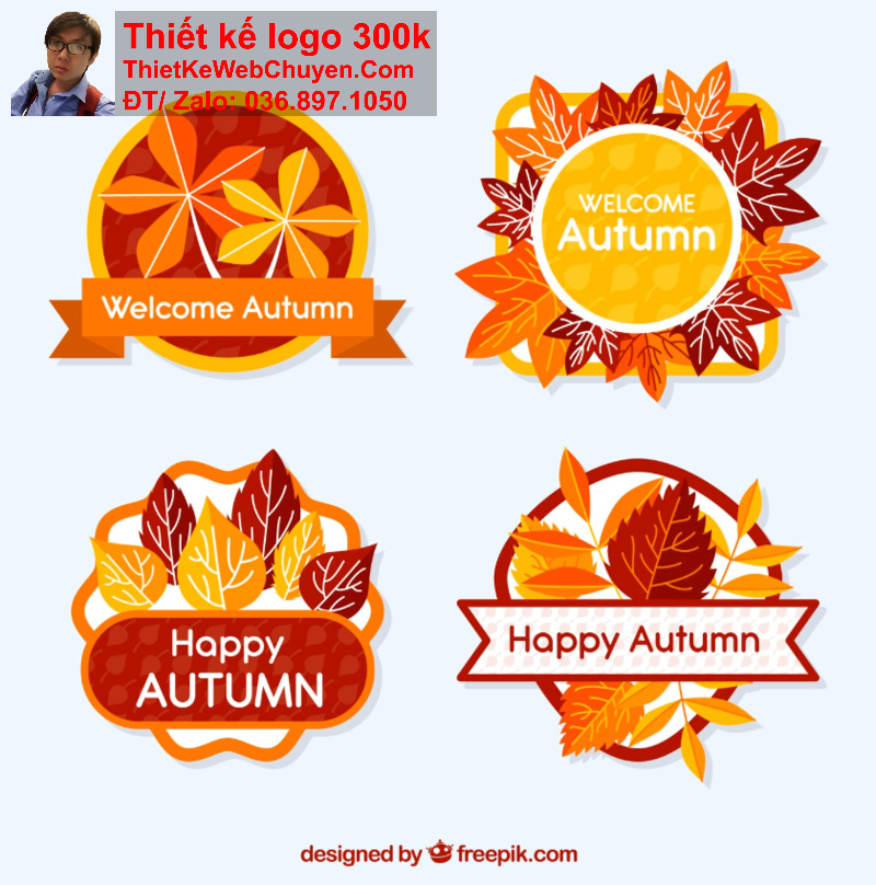 thiết kế logo màu cam