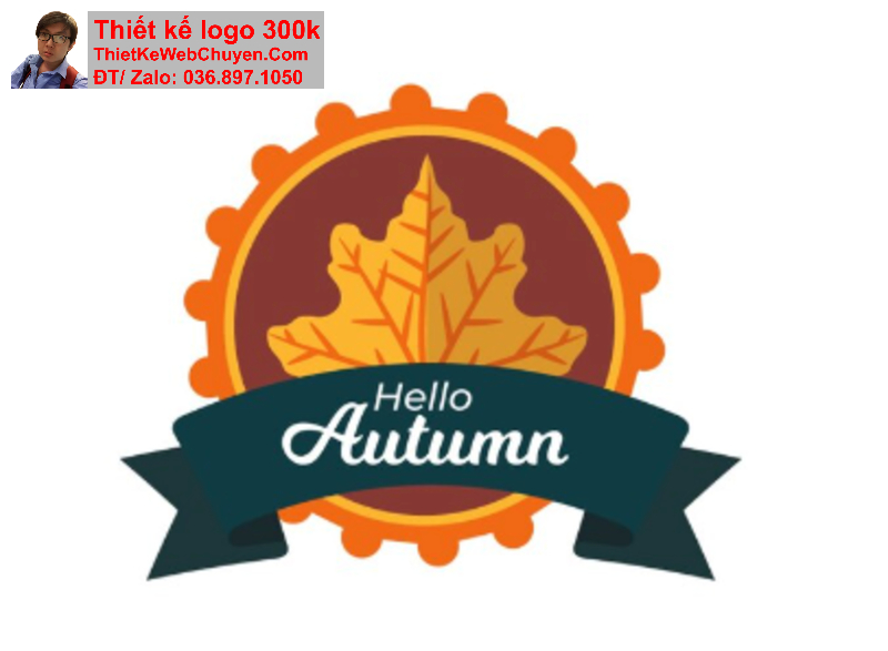 thiết kế logo màu cam