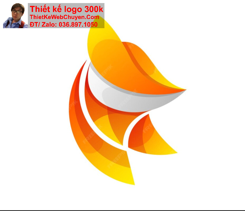 thiết kế logo màu cam