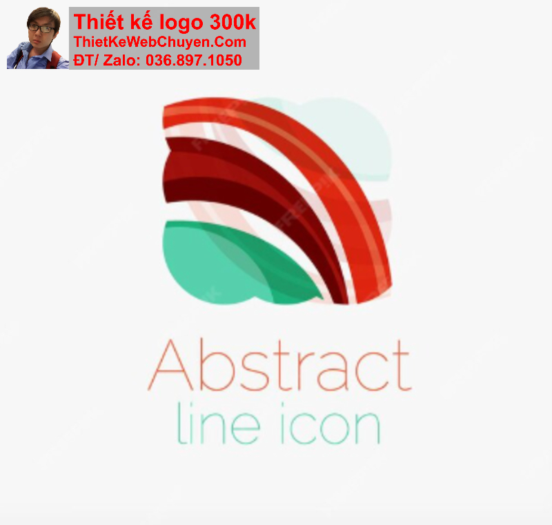 thiết kế logo màu đỏ