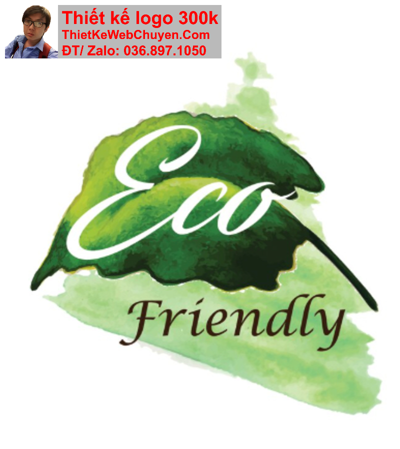 thiết kế logo màu xanh lá cây