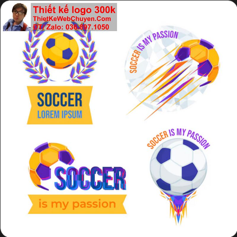 thiết kế logo quả bóng thiết kế logo quả bóng