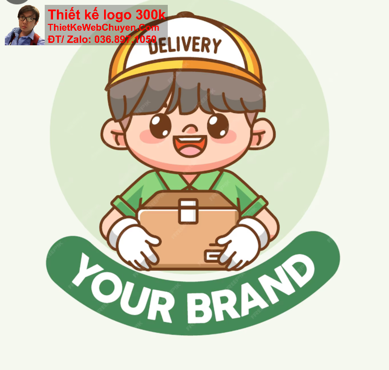 Thiết kế logo shipper giao hàng Thiết kế logo shipper giao hàng