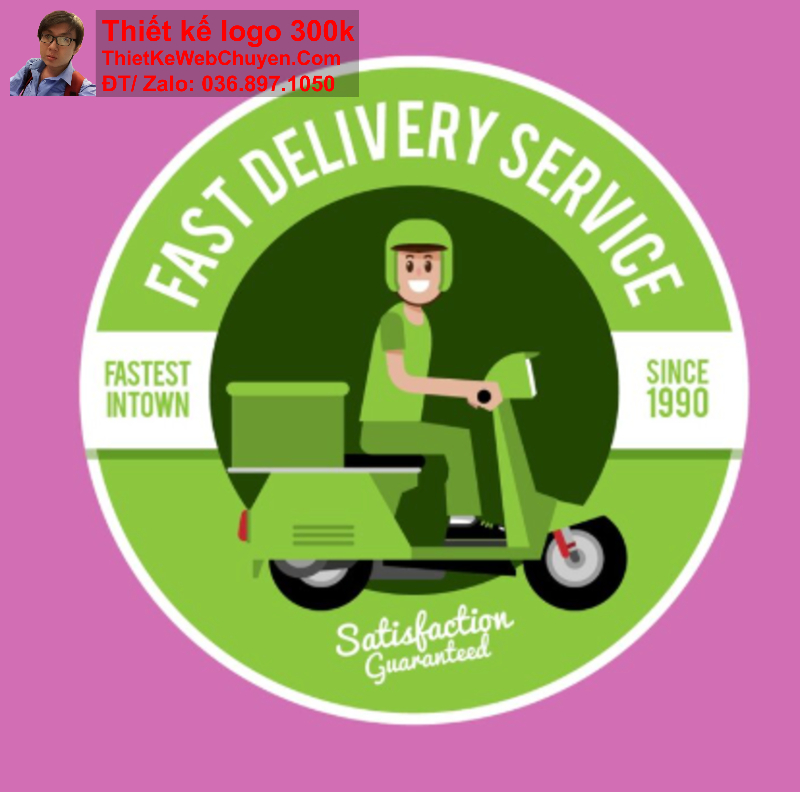 Thiết kế logo shipper giao hàng Thiết kế logo shipper giao hàng