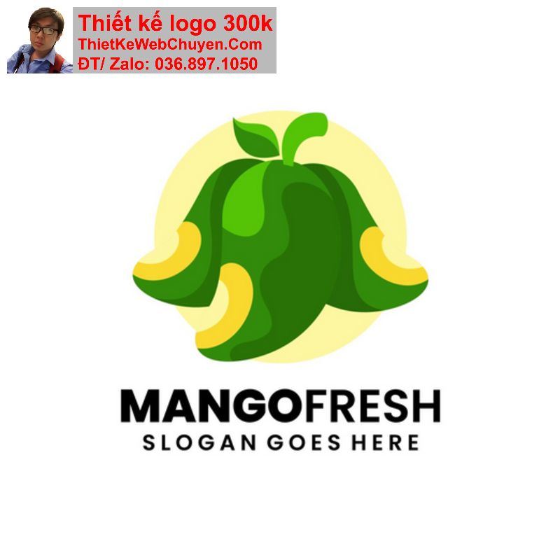 thiết kế logo trái xoài thiết kế logo trái xoài